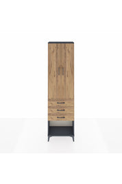 Arges Dolap 2 Raflı 3 Çekmeceli Tek Askılı 60x30x221 - S29M085V6A