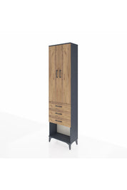 Arges Dolap 2 Raflı 3 Çekmeceli Tek Askılı 60x30x221 - S29M085V6A