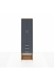 Arges Dolap 2 Raflı 3 Çekmeceli Tek Askılı 60x30x221 - S29M085V8A