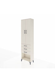Arges Dolap 3 Raflı 3 Çekmeceli 2 Kapaklı 60x30x221 - S29M086V1A