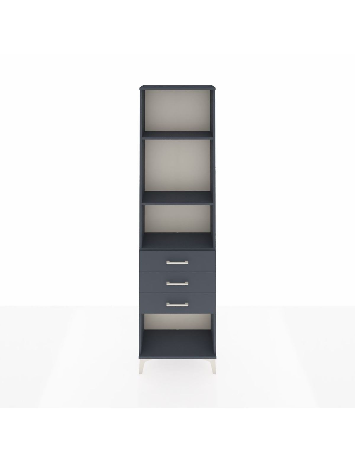 Arges Dolap 3 Raflı 3 Çekmeceli 60x30x221 - S29M087V5A