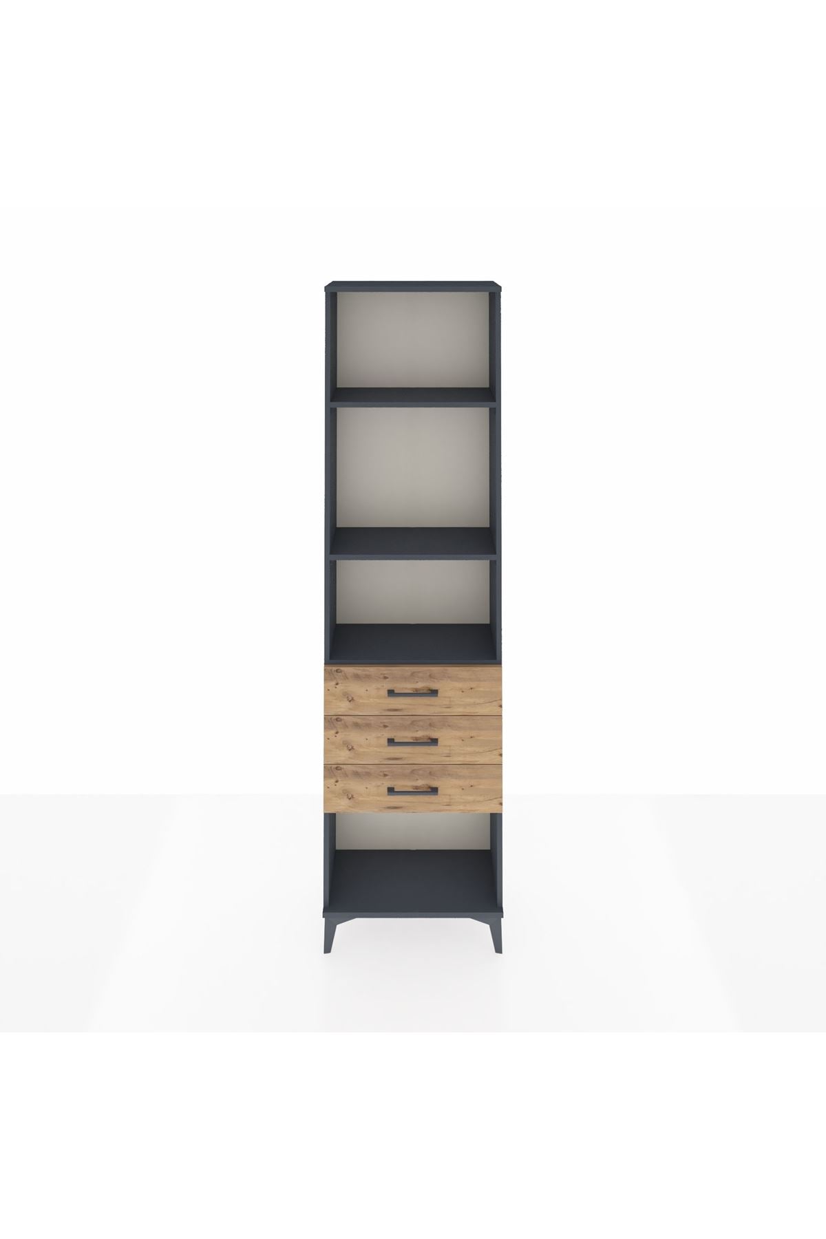 Arges Dolap 3 Raflı 3 Çekmeceli 60x30x221 - S29M087V6A