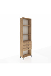 Arges Dolap 3 Raflı 3 Çekmeceli 60x30x221 - S29M087V9A