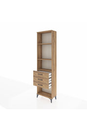 Arges Dolap 3 Raflı 3 Çekmeceli 60x30x221 - S29M087V9A