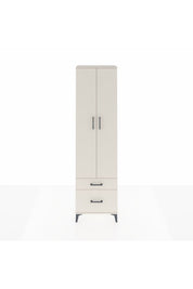 Arges Dolap 3 Raflı 2 Çekmeceli Tek Askılı 60x30x221 - S29M091V1A