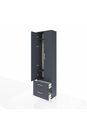 Arges Dolap 3 Raflı 2 Çekmeceli Tek Askılı 60x30x221 - S29M091V5A