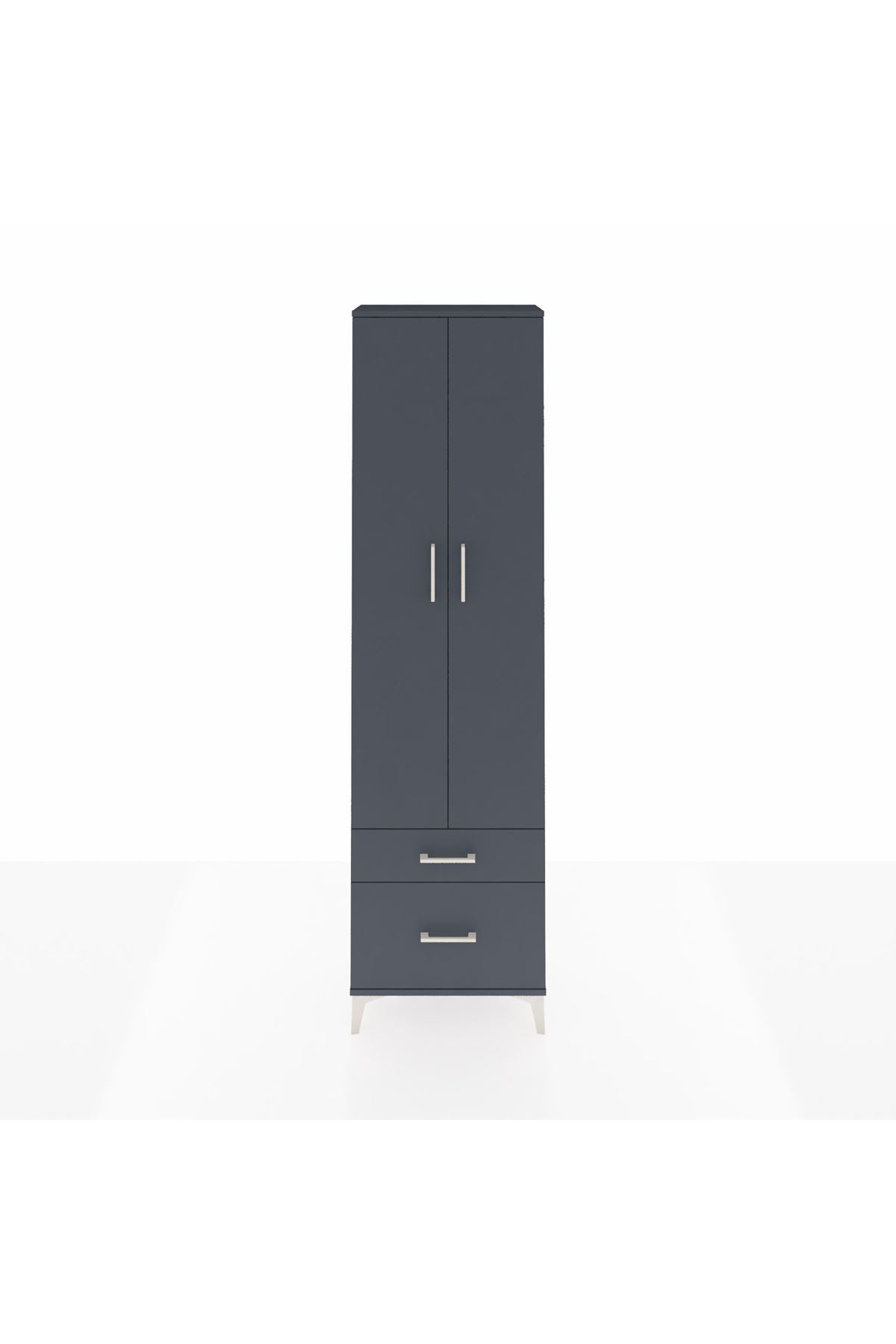 Arges Dolap 4 Raflı 2 Çekmeceli 2 Kapaklı 60x30x221 - S29M092V5A