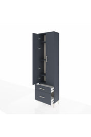 Arges Dolap 4 Raflı 2 Çekmeceli 2 Kapaklı 60x30x221 - S29M092V5A