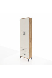Arges Dolap 4 Raflı 2 Çekmeceli 2 Kapaklı 60x30x221 - S29M092V7A