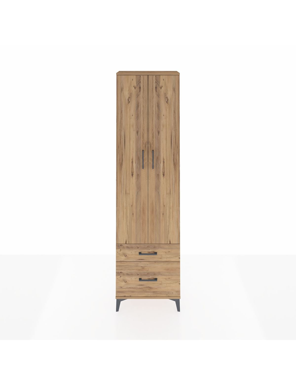 Arges Dolap 4 Raflı 2 Çekmeceli 2 Kapaklı 60x30x221 - S29M092V9A