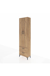 Arges Dolap 4 Raflı 2 Çekmeceli 2 Kapaklı 60x30x221 - S29M092V9A