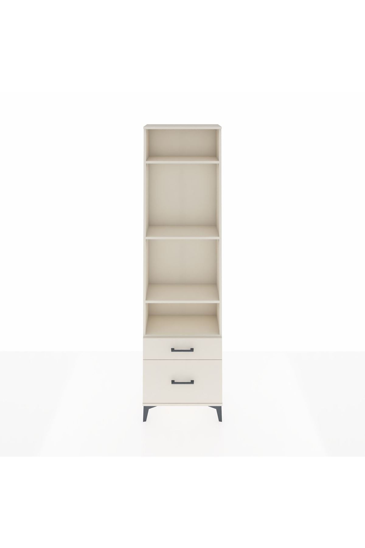 Arges Dolap 4 Raflı 2 Çekmeceli 60x30x221 - S29M093V1A