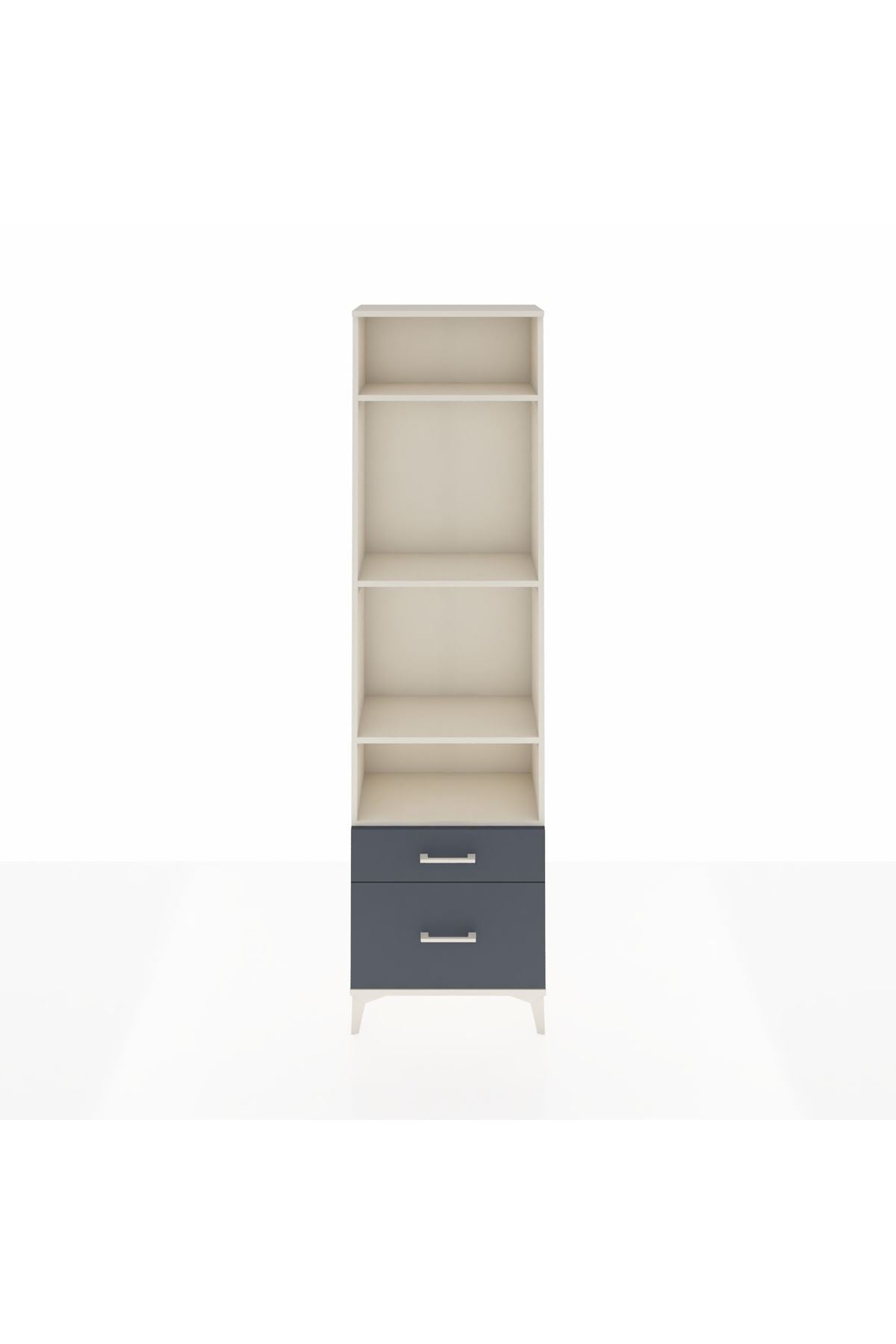 Arges Dolap 4 Raflı 2 Çekmeceli 60x30x221 - S29M093V2A