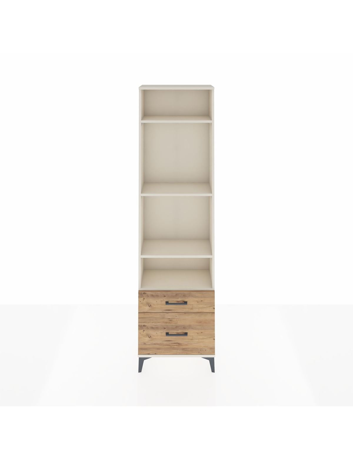 Arges Dolap 4 Raflı 2 Çekmeceli 60x30x221 - S29M093V3A