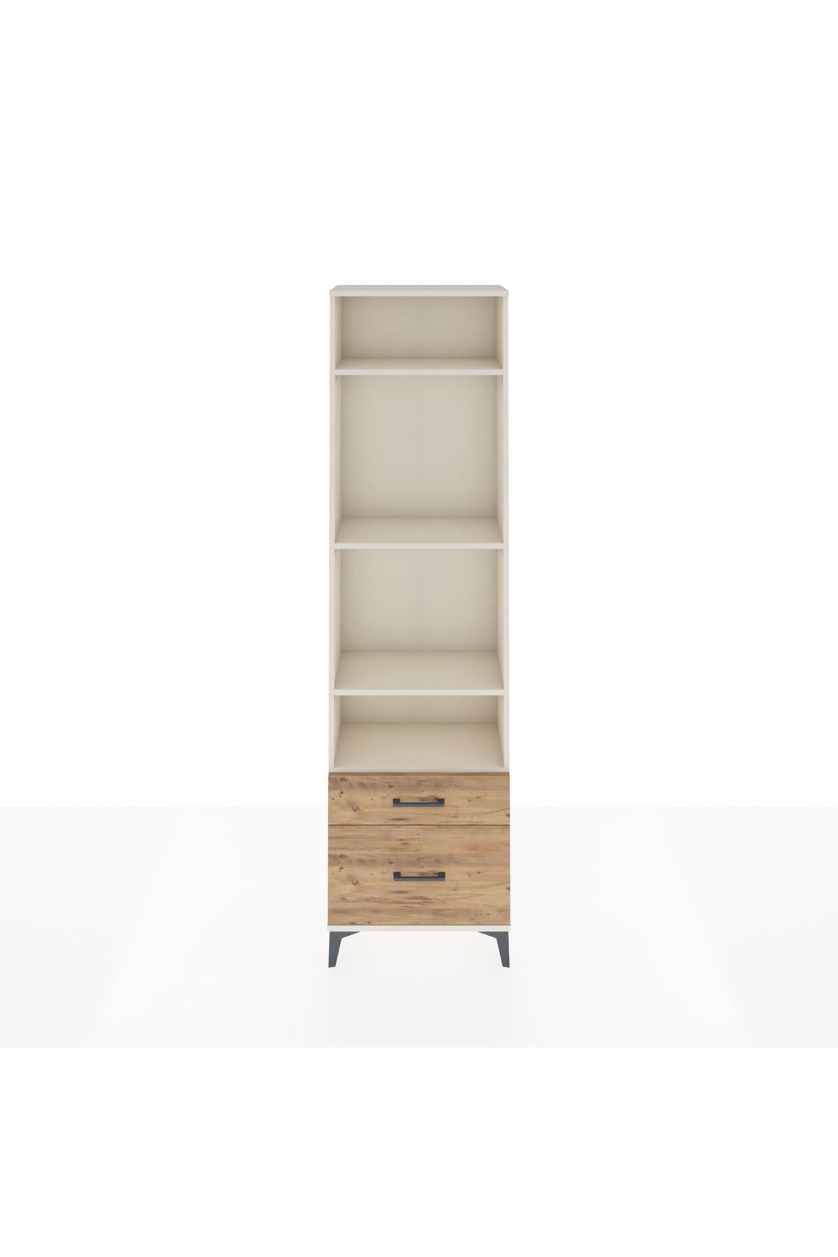 Arges Dolap 4 Raflı 2 Çekmeceli 60x30x221 - S29M093V3A