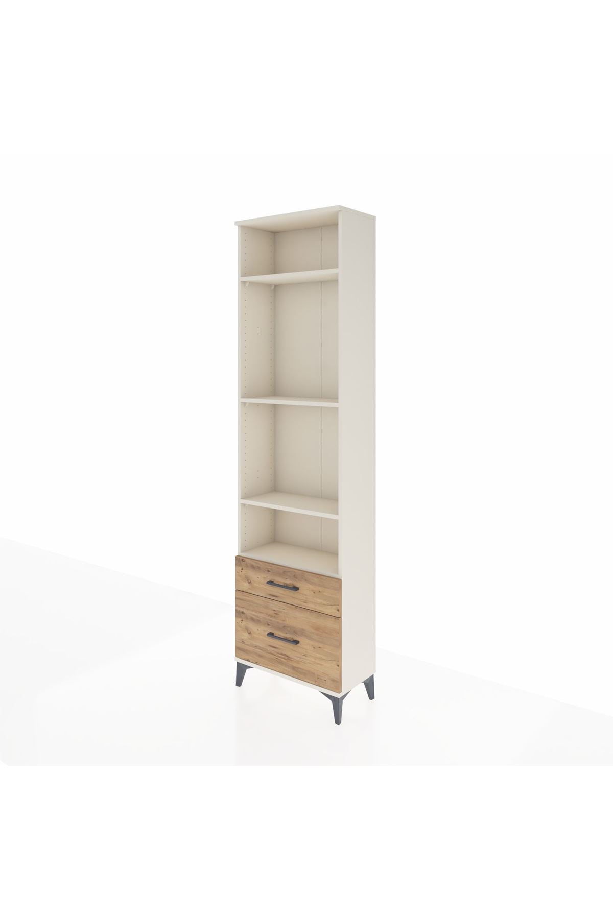Arges Dolap 4 Raflı 2 Çekmeceli 60x30x221 - S29M093V3A