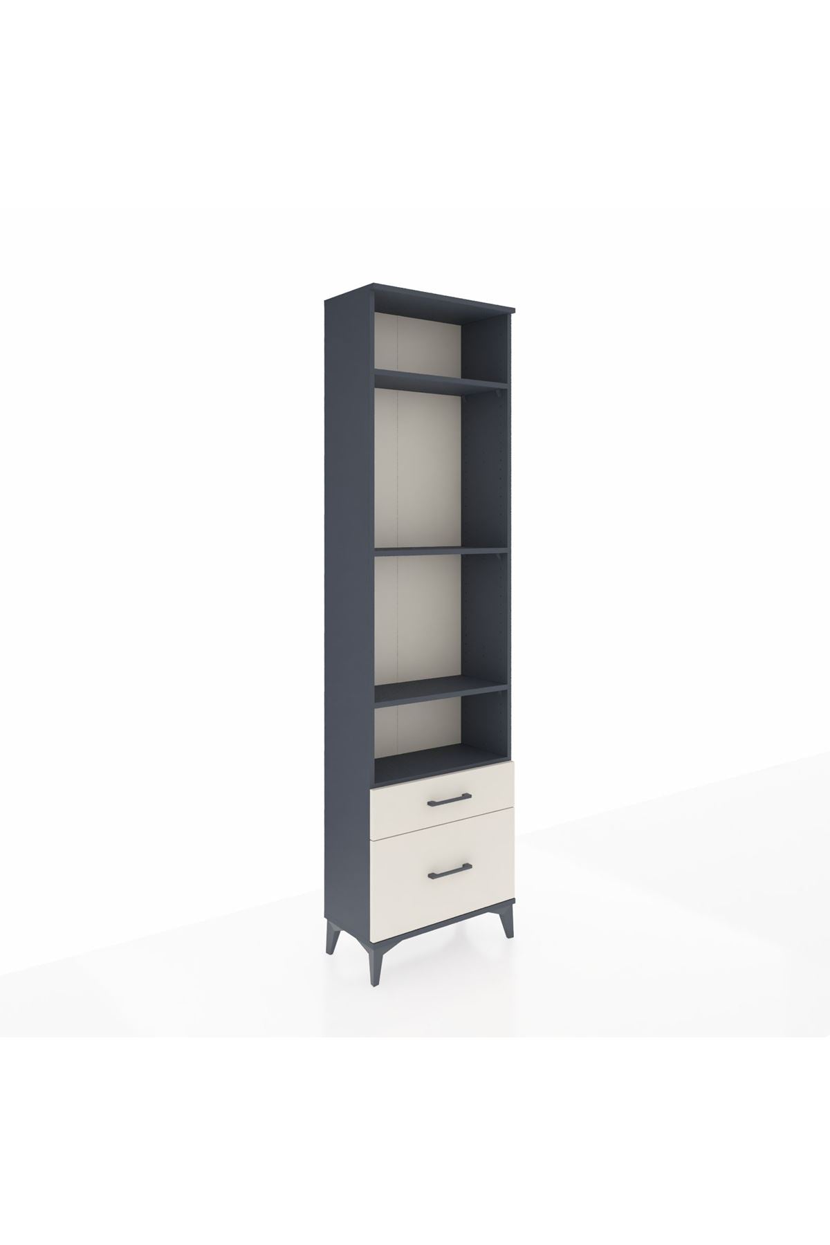 Arges Dolap 4 Raflı 2 Çekmeceli 60x30x221 - S29M093V4A