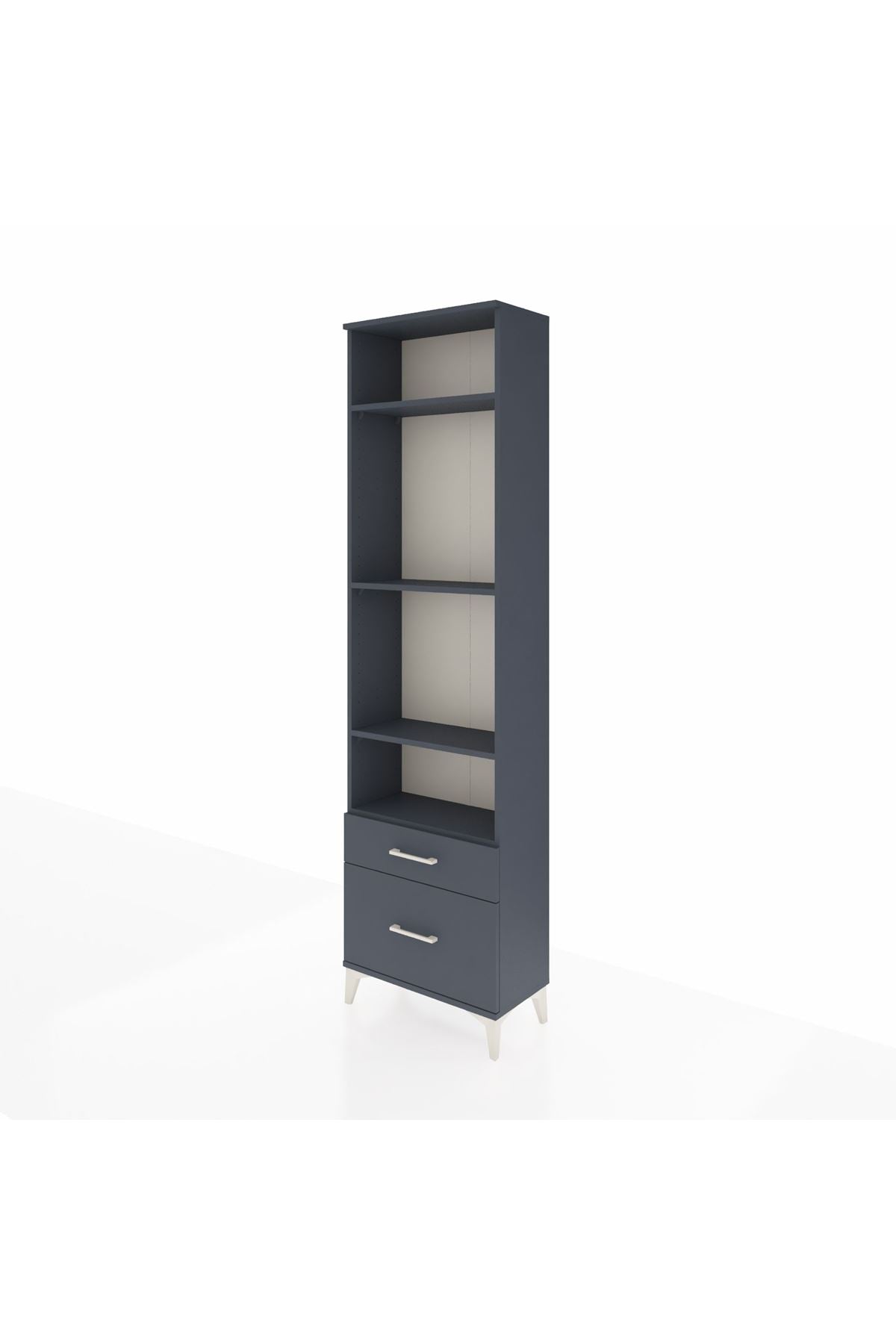 Arges Dolap 4 Raflı 2 Çekmeceli 60x30x221 - S29M093V5A