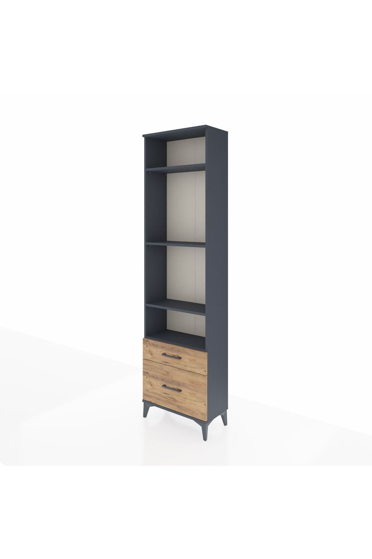 Arges Dolap 4 Raflı 2 Çekmeceli 60x30x221 - S29M093V6A