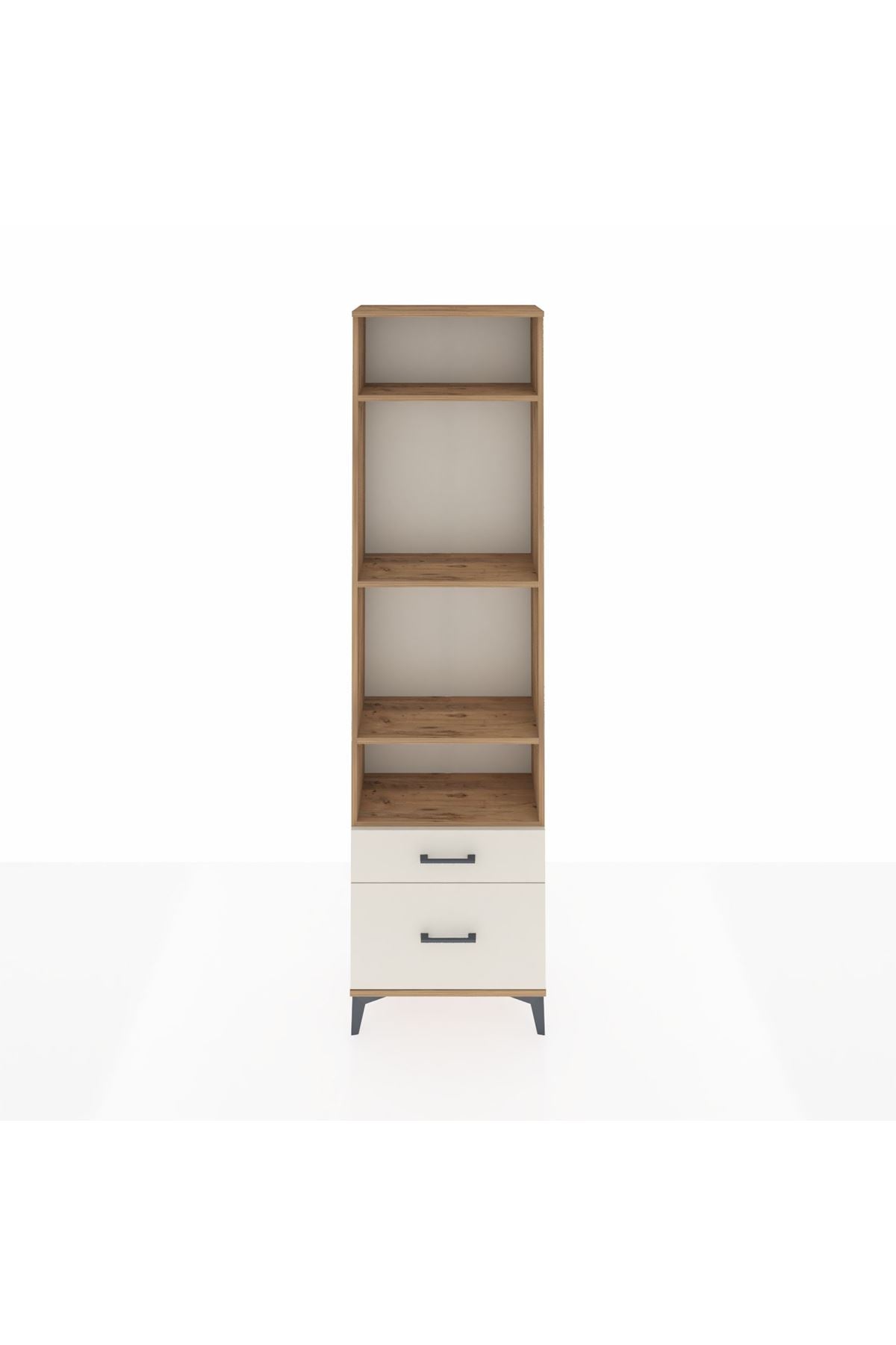 Arges Dolap 4 Raflı 2 Çekmeceli 60x30x221 - S29M093V7A