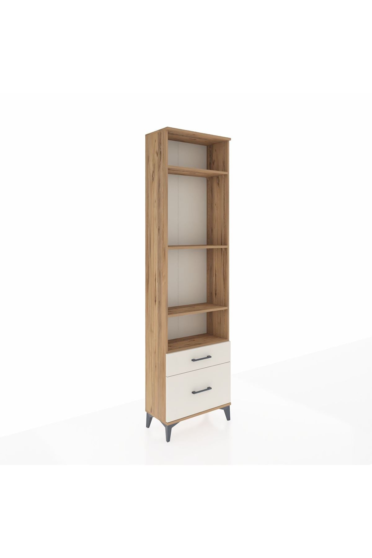 Arges Dolap 4 Raflı 2 Çekmeceli 60x30x221 - S29M093V7A