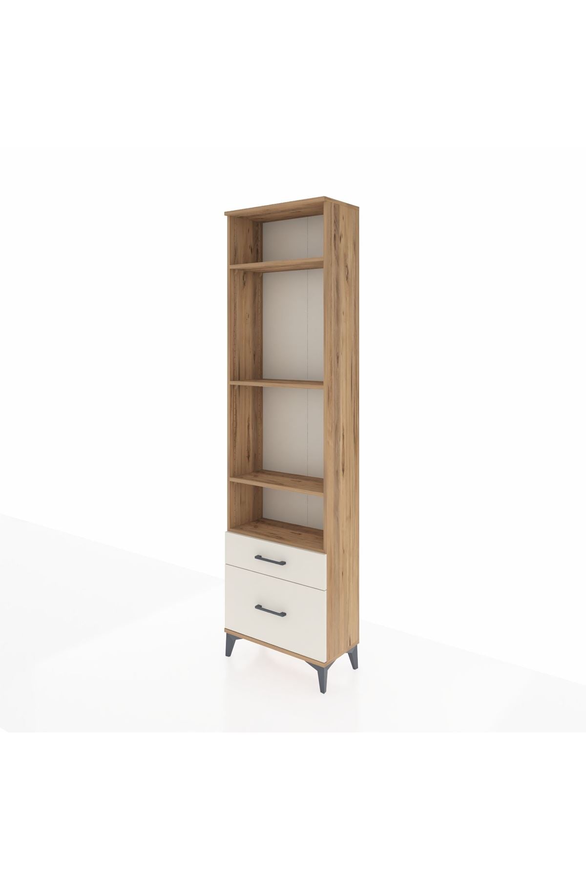 Arges Dolap 4 Raflı 2 Çekmeceli 60x30x221 - S29M093V7A