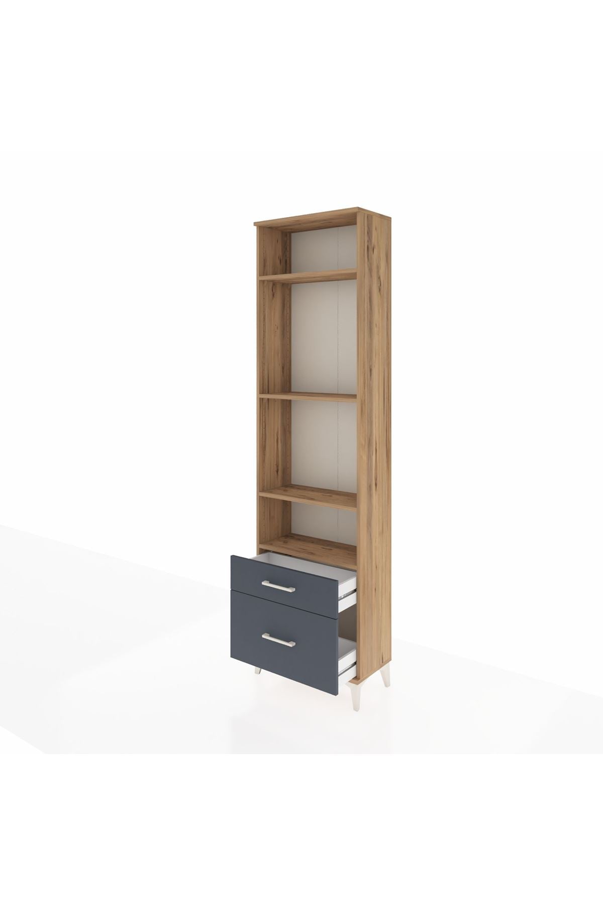 Arges Dolap 4 Raflı 2 Çekmeceli 60x30x221 - S29M093V8A