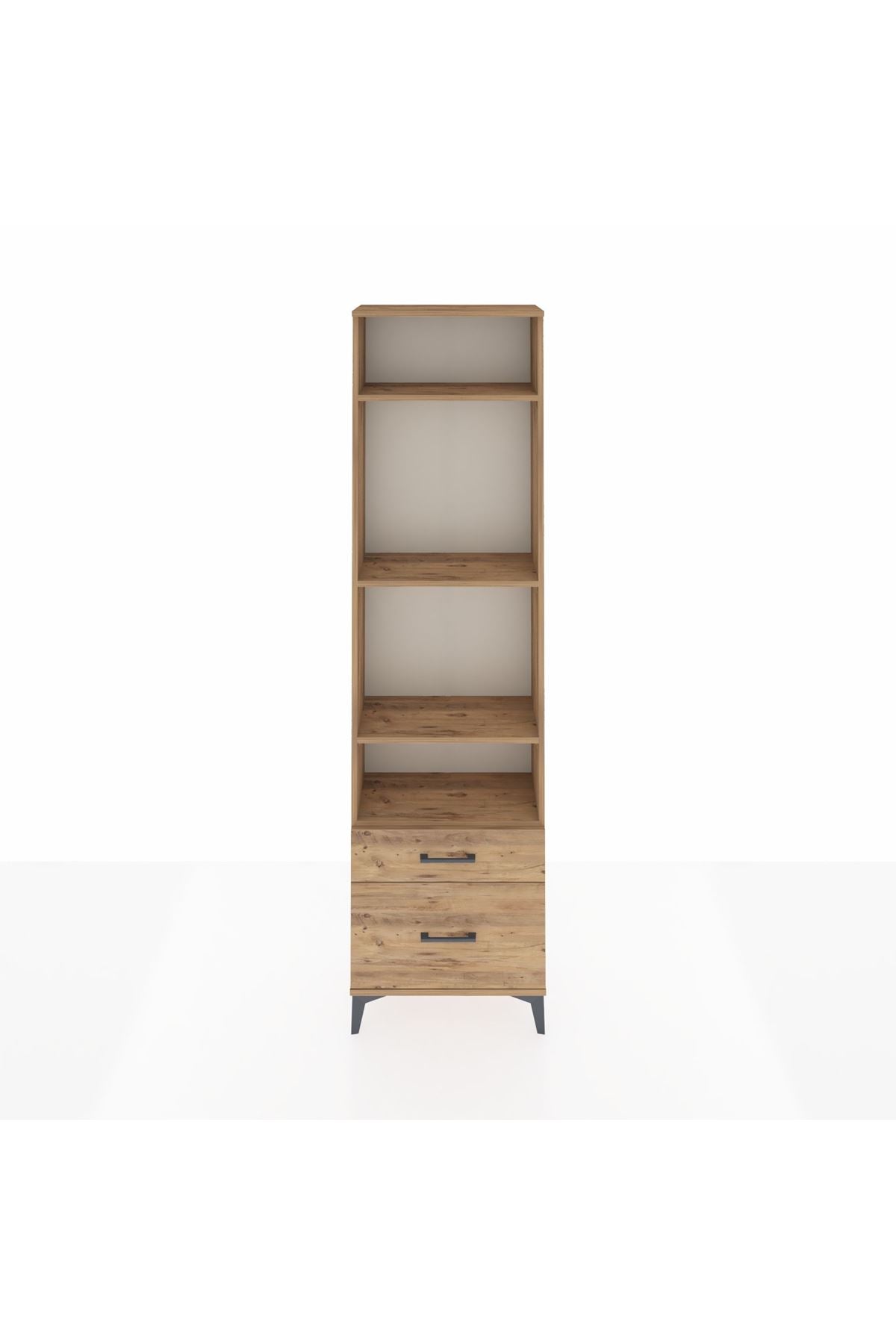 Arges Dolap 4 Raflı 2 Çekmeceli 60x30x221 - S29M093V9A