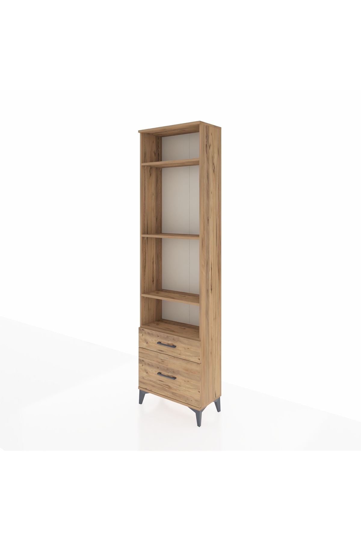 Arges Dolap 4 Raflı 2 Çekmeceli 60x30x221 - S29M093V9A