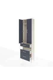 Arges Dolap 3 Raflı 3 Çekmeceli Tek Askılı 60x30x221 - S29M094V2A