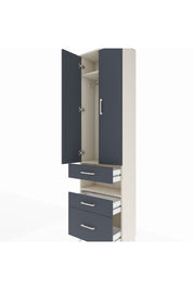 Arges Dolap 3 Raflı 3 Çekmeceli Tek Askılı 60x30x221 - S29M094V2A
