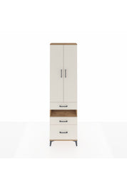 Arges Dolap 3 Raflı 3 Çekmeceli Tek Askılı 60x30x221 - S29M094V7A