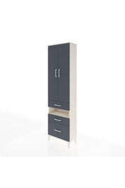 Arges Dolap 4 Raflı 3 Çekmeceli 2 Kapaklı 60x30x221 - S29M095V2A