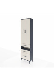 Arges Dolap 4 Raflı 3 Çekmeceli 2 Kapaklı 60x30x221 - S29M095V4A