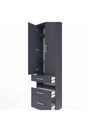 Arges Dolap 4 Raflı 3 Çekmeceli 2 Kapaklı 60x30x221 - S29M095V5A