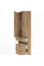 Arges Dolap 4 Raflı 3 Çekmeceli 2 Kapaklı 60x30x221 - S29M095V9A