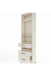 Arges Dolap 4 Raflı 3 Çekmeceli 60x30x221 - S29M096V1A
