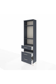 Arges Dolap 4 Raflı 3 Çekmeceli 60x30x221 - S29M096V5A