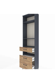 Arges Dolap 4 Raflı 3 Çekmeceli 60x30x221 - S29M096V6A