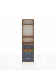 Arges Dolap 4 Raflı 3 Çekmeceli 60x30x221 - S29M096V8A