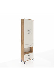 Arges Dolap 4 Raflı 3 Çekmeceli 2 Kapaklı 60x30x221 - S29M098V7A