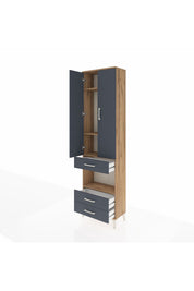 Arges Dolap 4 Raflı 3 Çekmeceli 2 Kapaklı 60x30x221 - S29M098V8A