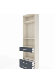 Arges Dolap 4 Raflı 3 Çekmeceli 60x30x221 - S29M099V2A