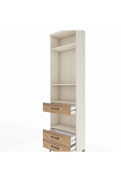Arges Dolap 4 Raflı 3 Çekmeceli 60x30x221 - S29M099V3A
