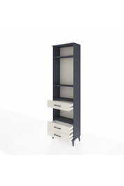 Arges Dolap 4 Raflı 3 Çekmeceli 60x30x221 - S29M099V4A