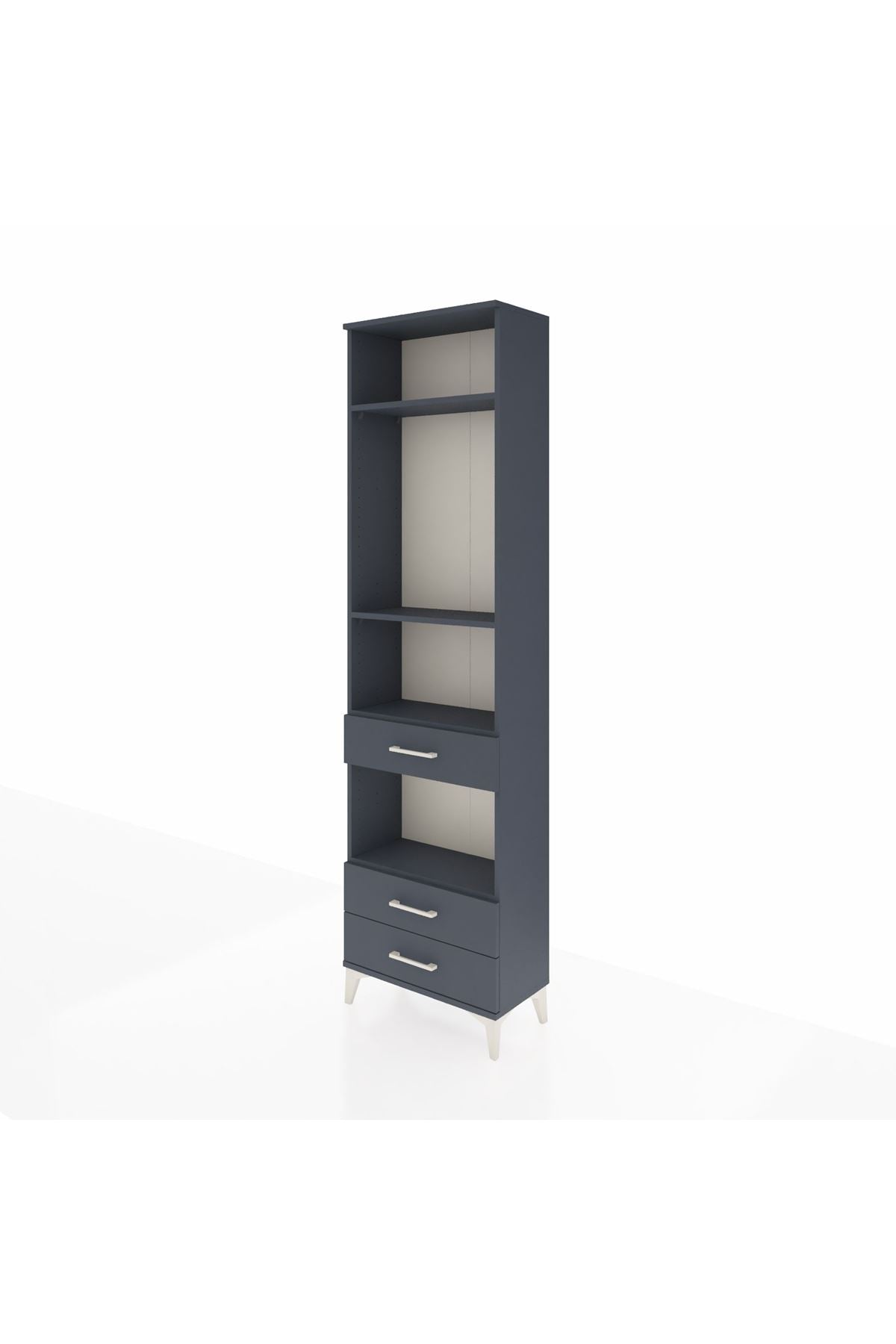 Arges Dolap 4 Raflı 3 Çekmeceli 60x30x221 - S29M099V5A