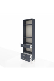 Arges Dolap 4 Raflı 3 Çekmeceli 60x30x221 - S29M099V5A