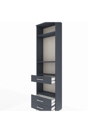Arges Dolap 4 Raflı 3 Çekmeceli 60x30x221 - S29M099V5A