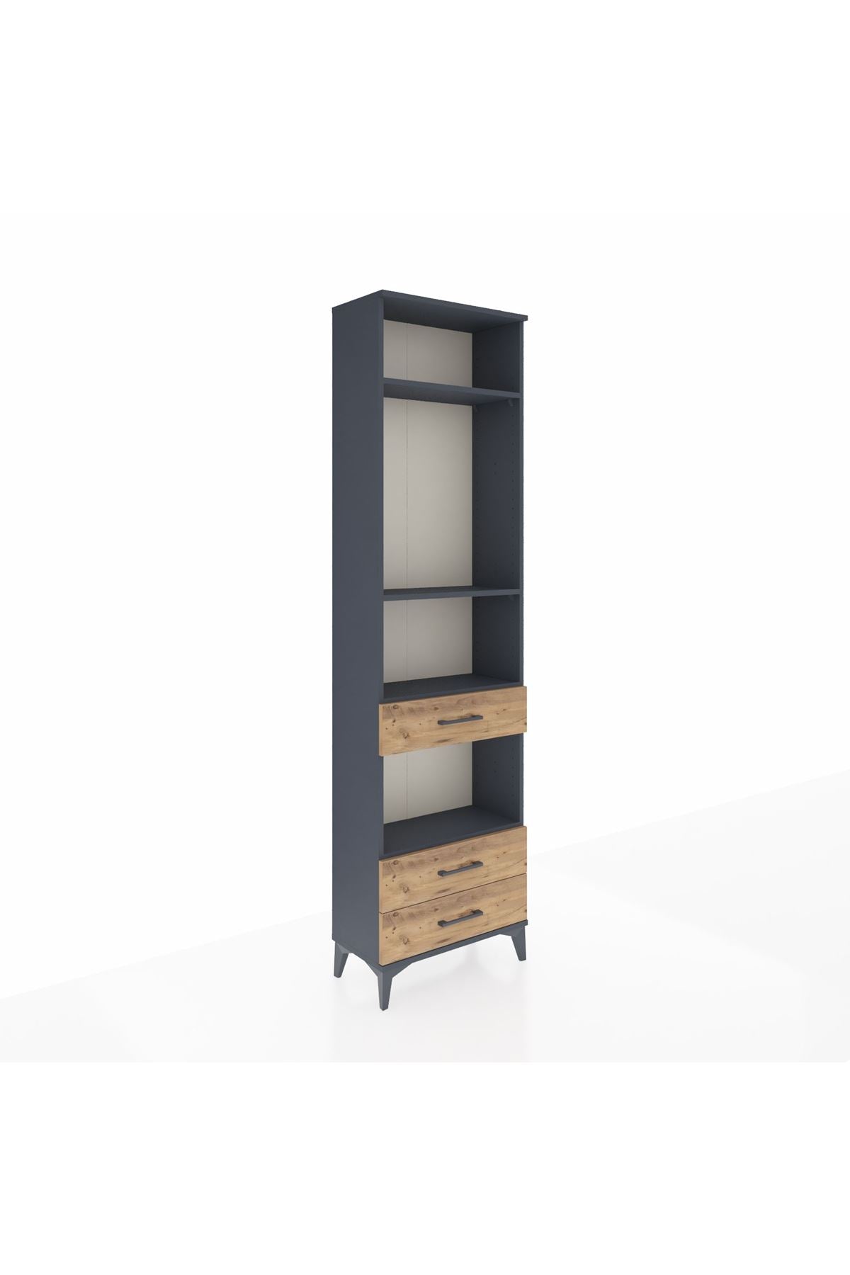 Arges Dolap 4 Raflı 3 Çekmeceli 60x30x221 - S29M099V6A