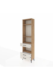 Arges Dolap 4 Raflı 3 Çekmeceli 60x30x221 - S29M099V7A